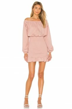 Coupon 🎉 Song Of Style Spencer Mini 👗 Dress In Blush 😀