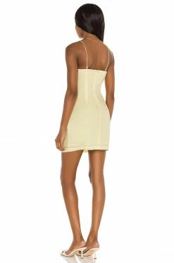 Brand new 💯 Song Of Style Sully Mini 👗 Dress In Pale Yellow 🥰 -Song of Style Sales Shop SOSR WD150 V3