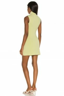 New 🌟 Song Of Style Woodrow Mini 👗 Dress In Key Lime Green 😀 -Song of Style Sales Shop SOSR WD157 V3