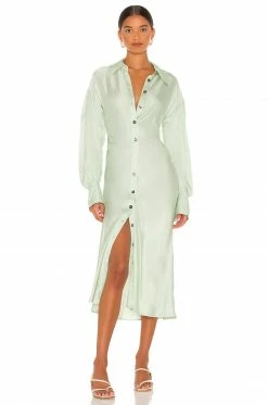 Best deal ⌛ Song Of Style Idol Midi 👗 Dress In Mint Green ⭐