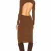 Cheap 😉 Song Of Style Emra Midi 👗 Dress In Chocolate Brown 😉 -Song of Style Sales Shop SOSR WD176 V1