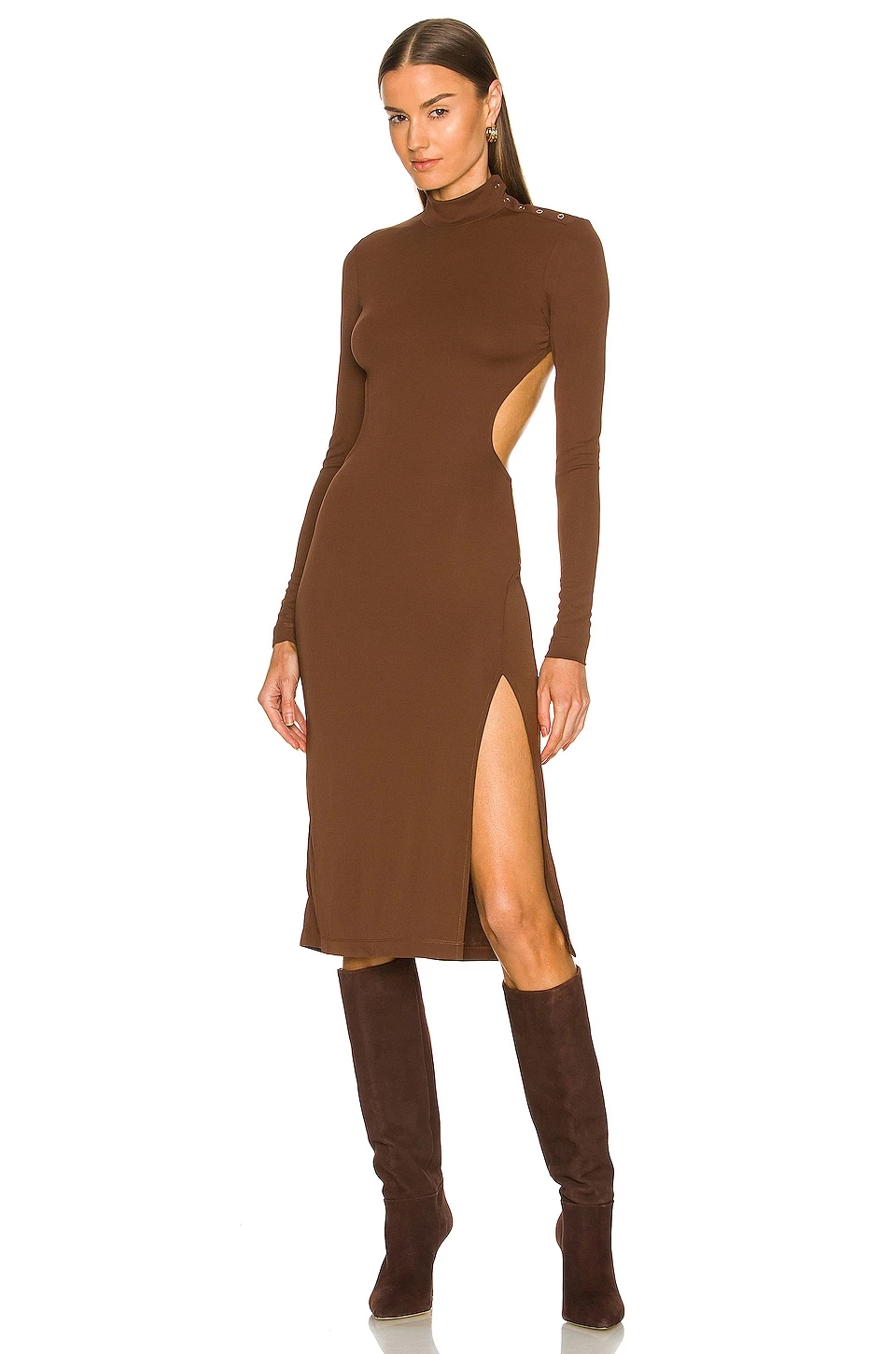 Cheap 😉 Song Of Style Emra Midi 👗 Dress In Chocolate Brown 😉 4 Cheap 😉 Song Of Style Emra Midi 👗 Dress In Chocolate Brown 😉 - Image 2