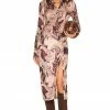 Best deal ✔️ Song Of Style Rommie Midi 👗 Dress In Brown Marble 💯 -Song of Style Sales Shop SOSR WD180 V1