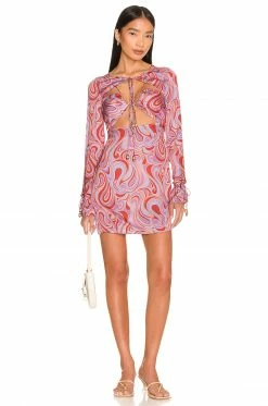 Best reviews of โ Song Of Style Coraline Mini ๐ Dress In Aven Multi Swirl ๐ฏ