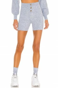 New 🎁 Song Of Style Amanda Knit Short In Blue 🌟