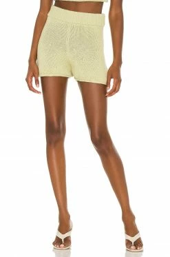 Buy ๐ Song Of Style Domino Knit Short In Matcha Green ๐