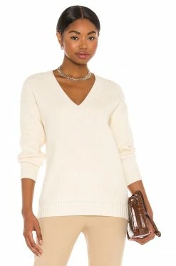 Best reviews of ๐ Song Of Style Raine V Neck Sweater In Ivory ๐