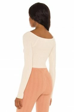 Outlet 🧨 Song Of Style Audra Shell Cardigan In Ivory ❤️ -Song of Style Sales Shop SOSR WK57 V3