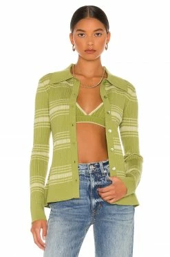 Coupon ๐ Song Of Style Sutton Cardigan In Matcha Green โจ