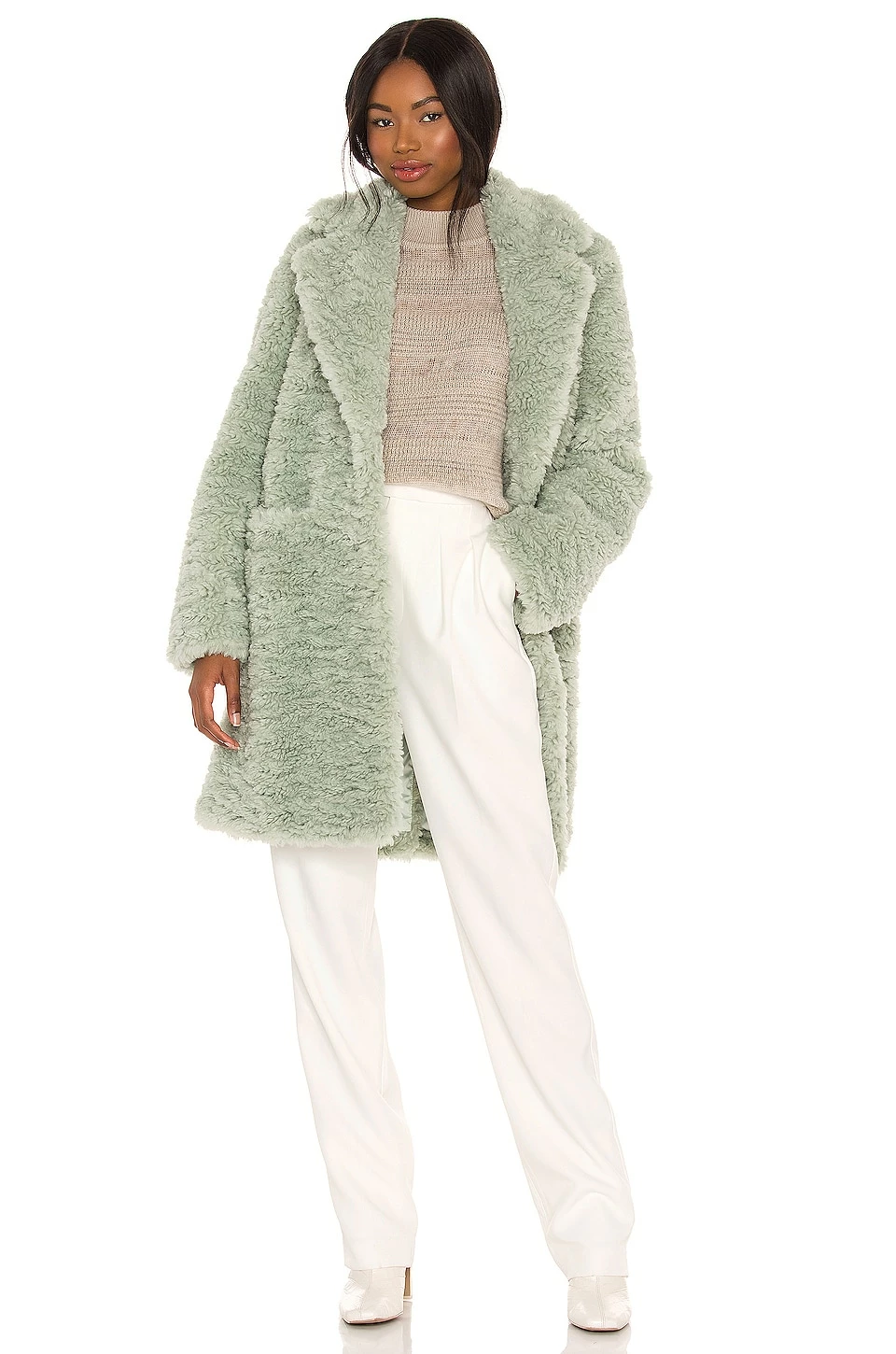 Best Sale ๐ Song Of Style Ellen ๐งฅ Coat In Sage Green โญ 3 Best Sale ๐ Song Of Style Ellen ๐งฅ Coat In Sage Green โญ