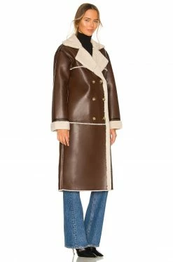 New 🎁 Song Of Style Farrah 🧥 Coat In Brown 😉 -Song of Style Sales Shop SOSR WO50 V3