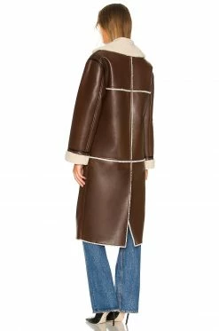 New 🎁 Song Of Style Farrah 🧥 Coat In Brown 😉 -Song of Style Sales Shop SOSR WO50 V4