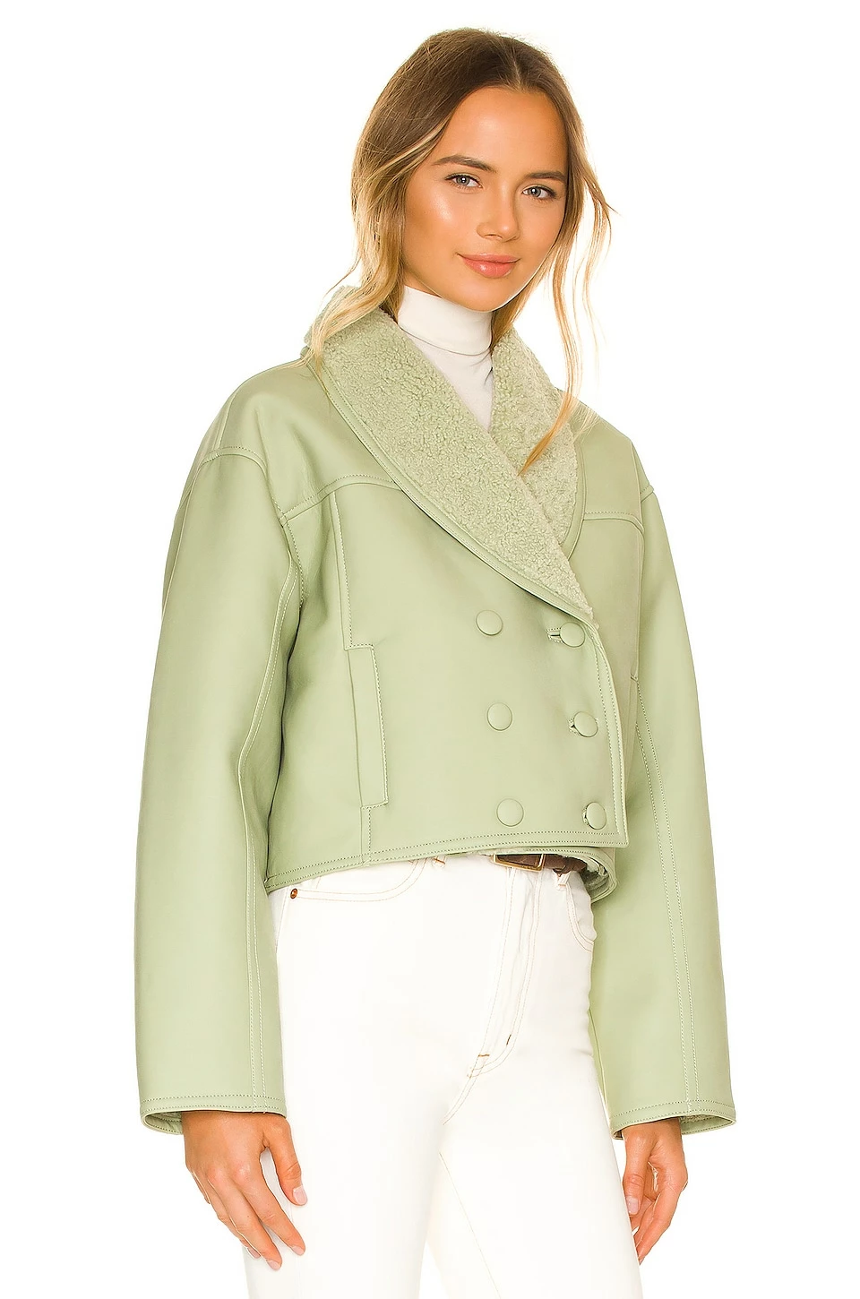 Top 10 💯 Song Of Style Vincey Jacket In Matcha Green 🎉 5 Top 10 💯 Song Of Style Vincey Jacket In Matcha Green 🎉 - Image 3