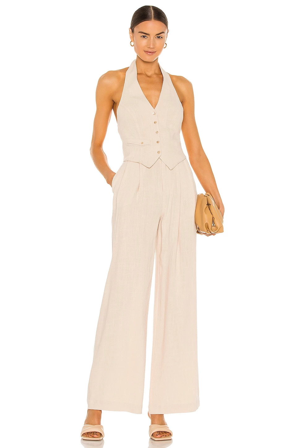 Brand new โจ Song Of Style Dallon Pant In Beige ๐ 6 Brand new โจ Song Of Style Dallon Pant In Beige ๐ - Image 4