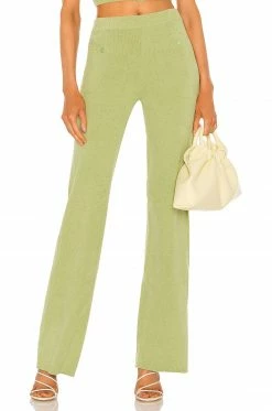 Discount ๐ฏ Song Of Style Caspian Knit Pants In Tarragon ๐