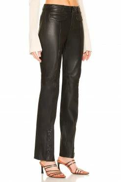 Cheap 🛒 Song Of Style Kelsey Leather Pant In Black 🤩 -Song of Style Sales Shop SOSR WP72 V3