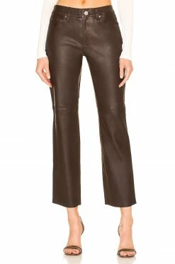 Budget 🛒 Song Of Style Lizz Leather Pant In Brown 😉