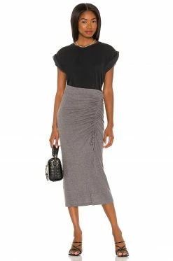 Wholesale 🤩 Song Of Style Rayna Midi 👗 Skirt In Gray 💯 -Song of Style Sales Shop SOSR WQ43 V4