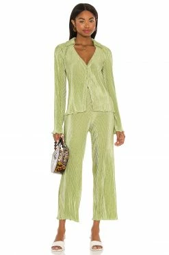 Top 10 🔥 Song Of Style Mara 👚 Shirt In Sage 🌟 -Song of Style Sales Shop SOSR WS118 V4