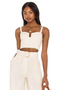 Best Sale ✨ Song Of Style Judson Top In Ivory 🌟
