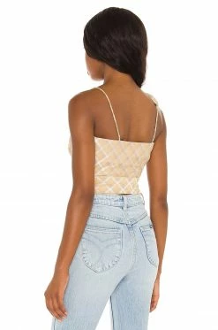 Best reviews of 🥰 Song Of Style Mira Crop Top In Yellow Plaid 🌟 -Song of Style Sales Shop SOSR WS142 V3