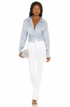 Best Sale ๐ Song Of Style Mila Blouse In Icy Blue โ 9 Best Sale ๐ Song Of Style Mila Blouse In Icy Blue โ -Song of Style Sales Shop SOSR WS145 V4