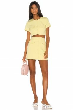 Discount 👍 Song Of Style Gala Top In Citrus Yellow 🛒 -Song of Style Sales Shop SOSR WS14 V4