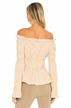 Cheap ✔️ Song Of Style Kenna Top In Beige 🧨 -Song of Style Sales Shop SOSR WS155 V3