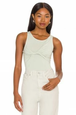 Best Pirce 👏 Song Of Style Luna Bodysuit In Sage Green ✔️