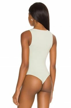 Best Pirce 👏 Song Of Style Luna Bodysuit In Sage Green ✔️ -Song of Style Sales Shop SOSR WS161 V4
