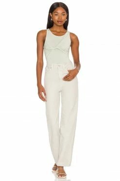 Best Pirce 👏 Song Of Style Luna Bodysuit In Sage Green ✔️ -Song of Style Sales Shop SOSR WS161 V5