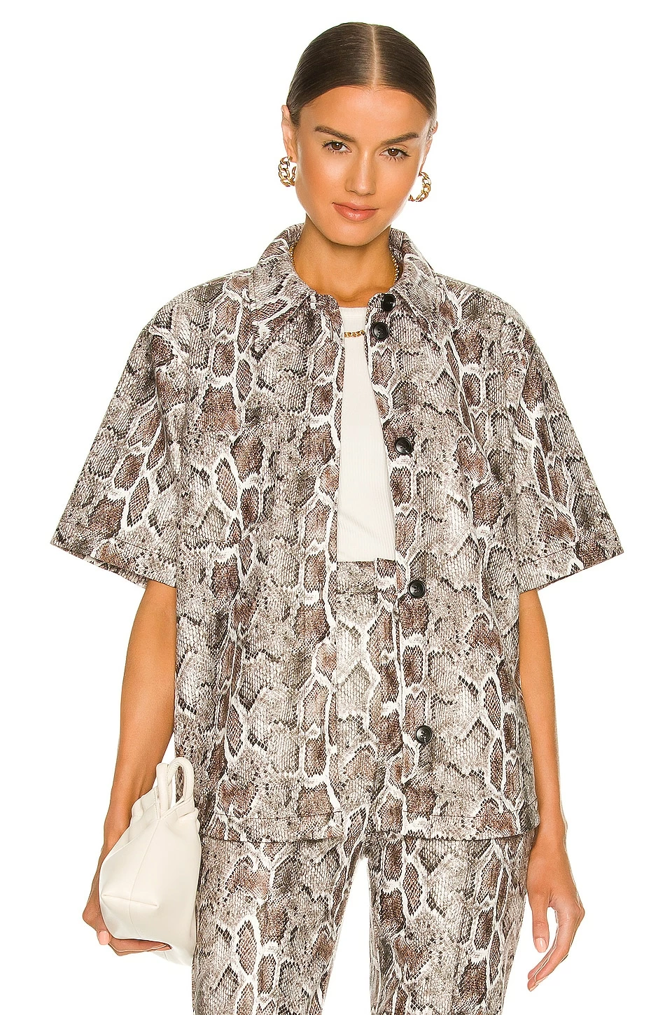 Cheap ๐งจ Song Of Style Rove Top In Gray Snake ๐ 3 Cheap ๐งจ Song Of Style Rove Top In Gray Snake ๐