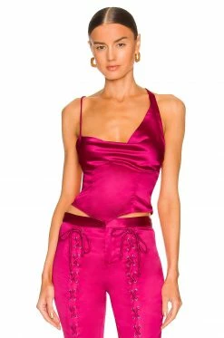Deals 🎉 Song Of Style Aislin Cami In Fuchsia Pink 😀
