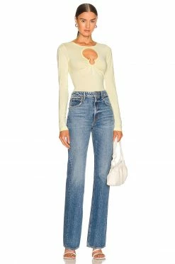 Cheapest ❤️ Song Of Style Townes Top In Mellow Yellow 🔥 -Song of Style Sales Shop SOSR WS183 V4