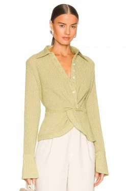 Best reviews of 🔥 Song Of Style Claude Top In Sage 🎉