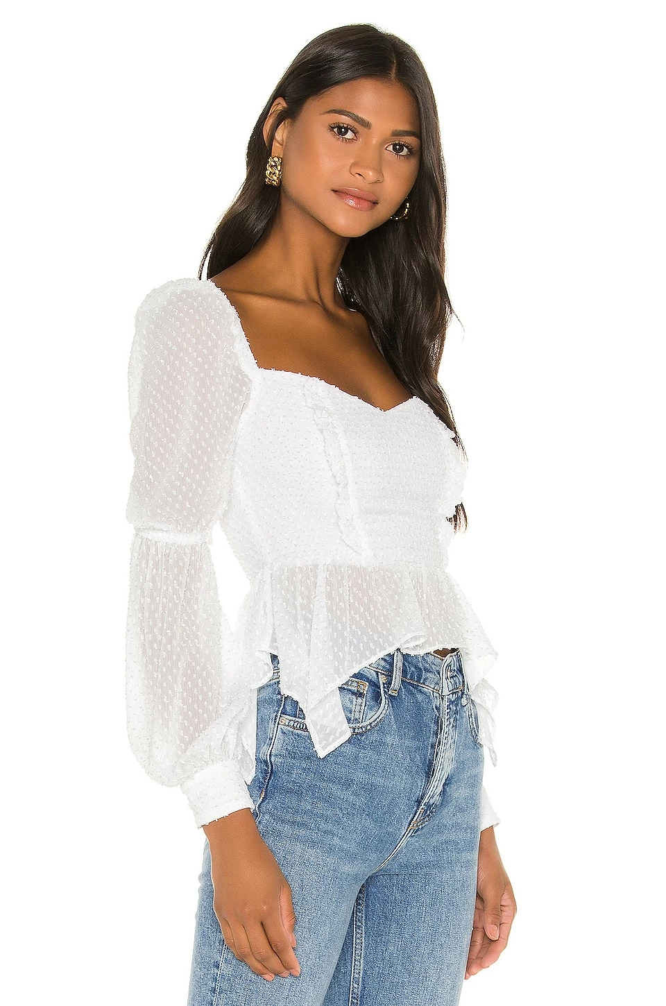 Cheapest ๐ Song Of Style Clara Top In White ๐ฏ 4 Cheapest ๐ Song Of Style Clara Top In White ๐ฏ - Image 2