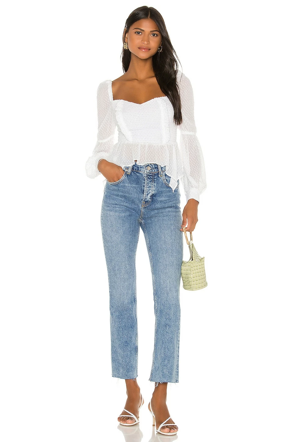 Cheapest ๐ Song Of Style Clara Top In White ๐ฏ 6 Cheapest ๐ Song Of Style Clara Top In White ๐ฏ - Image 4