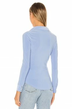 Outlet 🤩 Song Of Style Earnest Top In Cornflower Blue 🔥 -Song of Style Sales Shop SOSR WS93 V4