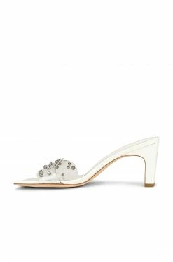 Best Pirce 🤩 Song Of Style Sparkle Heel In White 😀 -Song of Style Sales Shop SOSR WZ48 V5