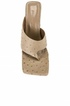 Best Sale ✨ Song Of Style Geo Heel In Mocha 🔥 -Song of Style Sales Shop SOSR WZ64 V4