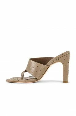 Best Sale ✨ Song Of Style Geo Heel In Mocha 🔥 -Song of Style Sales Shop SOSR WZ64 V5